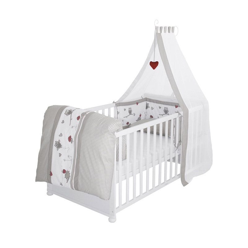 roba Kinderzimmer Komplettbett Set 70x140cm Adam & Eule