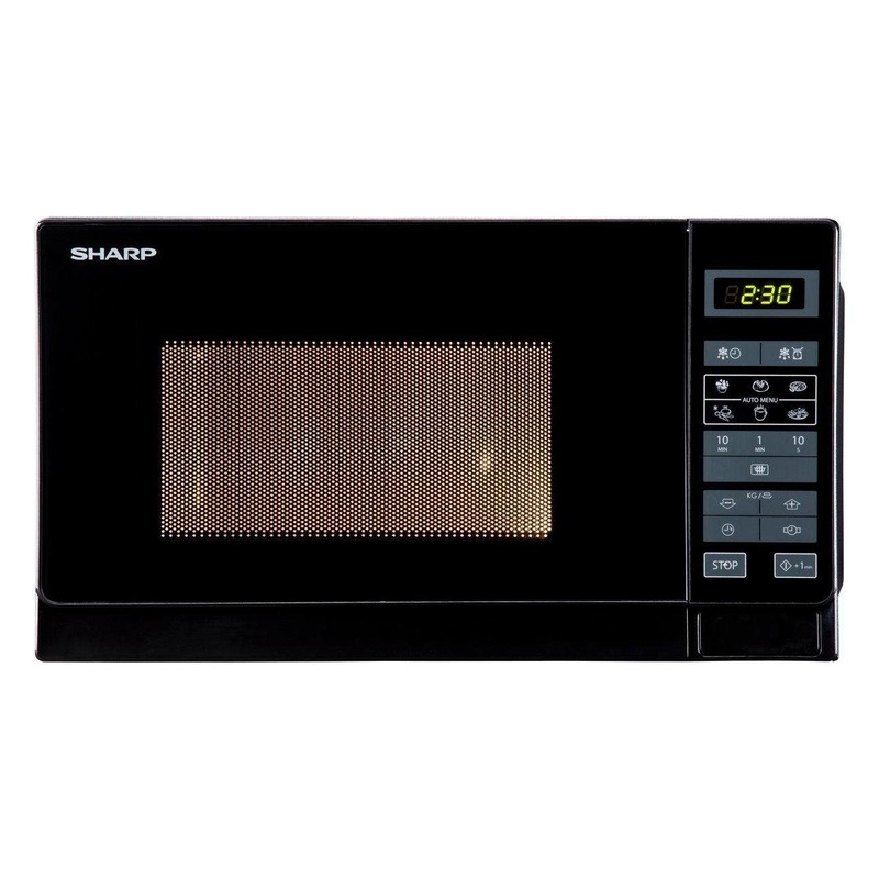 Sharp Mikrowelle mit Grill R742BKW, 25 L, 900 W
