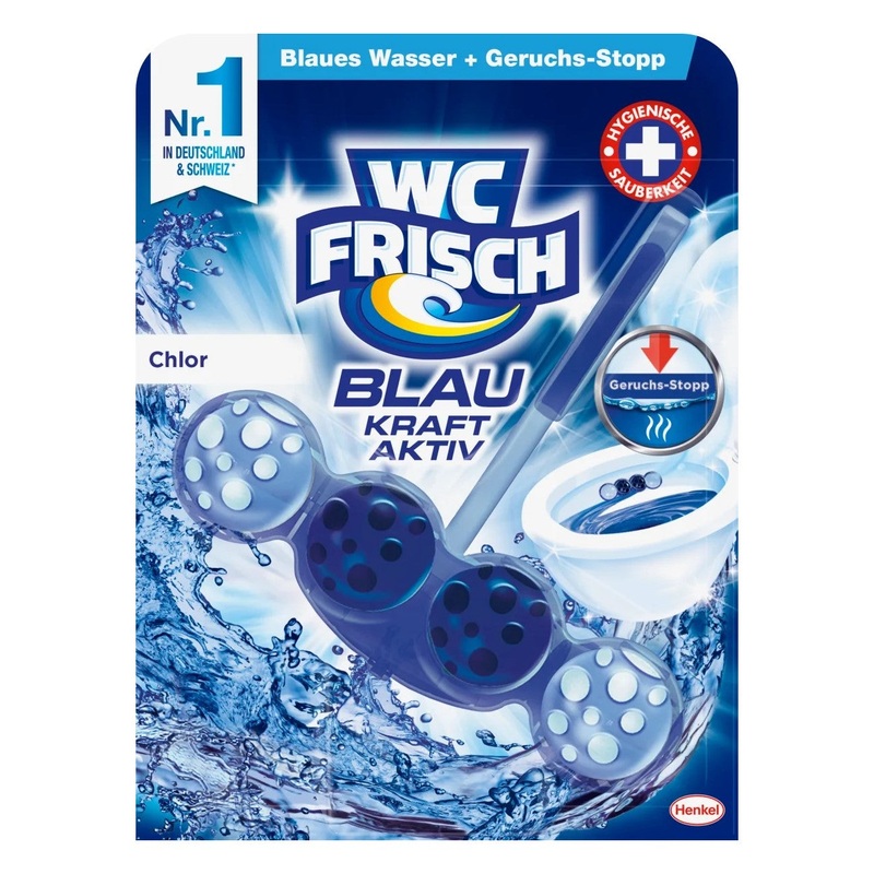 WC Frisch WC Stein Kraft Aktiv Chlor 50g