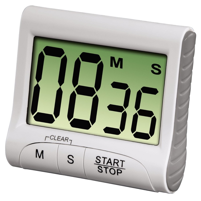 Xavax Kchentimer Kchentimer "Countdown", digital, Weiss