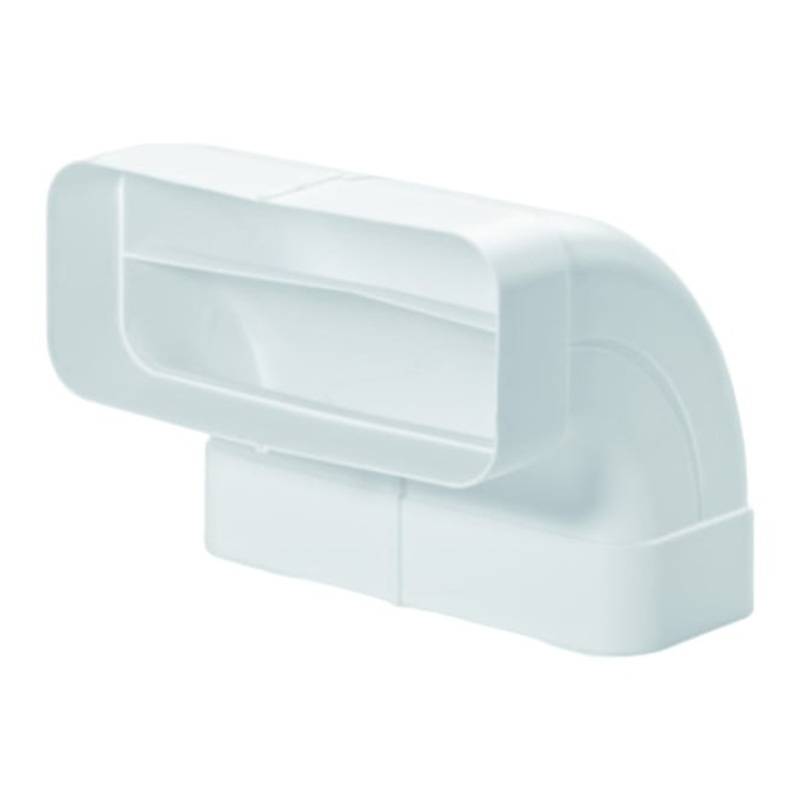 V-Zug Zubehr Dunstabzge Bogen 90 senkrecht fr Flachkanal B 227 x H 94 x T 174 mm