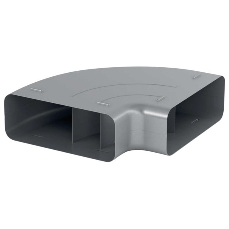 V-Zug Zubehr Dunstabzge Luftkanal Bogen 90 waagrecht fr Flachkanal B 227 x H 94 x T 288 mm