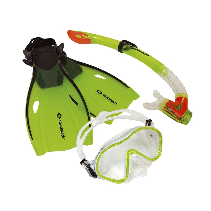 Schildkrt Freizeit Outdoor Junior Schnorchel Set BERMUDA - 3-teilig S,M