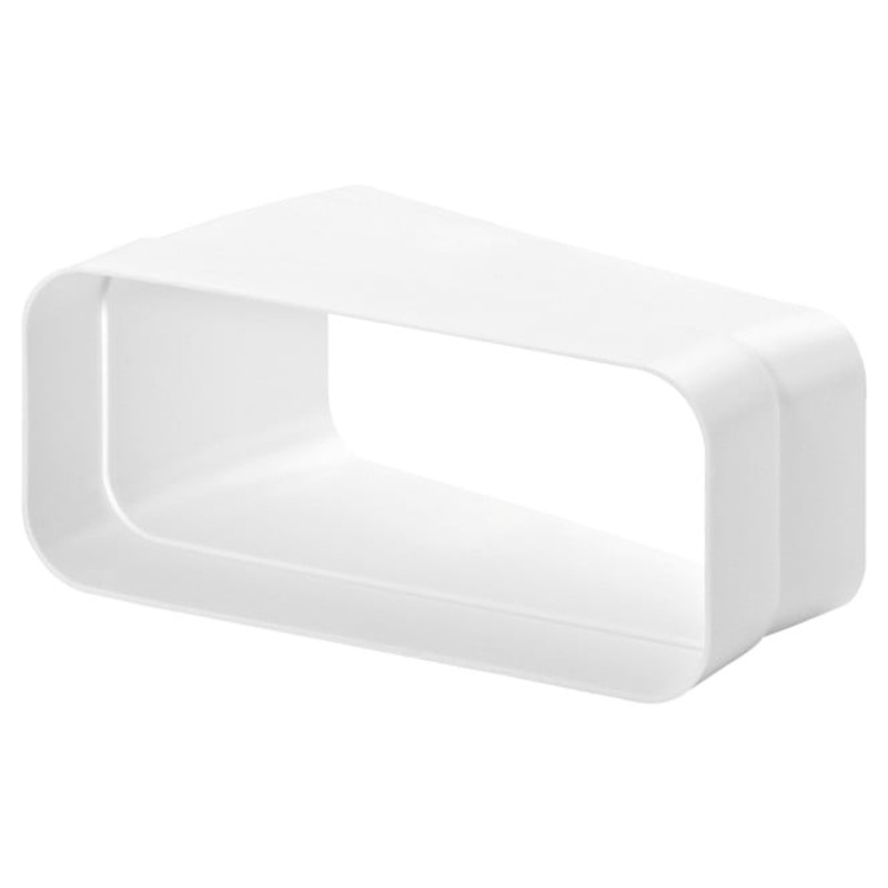 V-Zug Zubehr Dunstabzge Bogen 15 horizontal fr Flachkanal B 227 x H 94 x T 138 mm