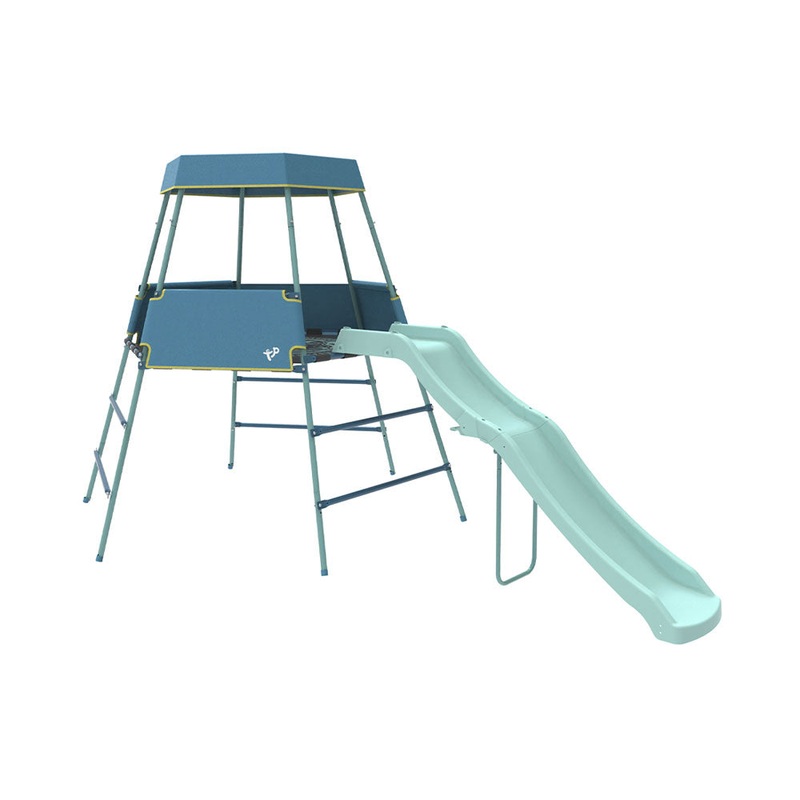 TP Toys Freizeit Outdoor Klettergerst mit Rutsche hhenverstellbar