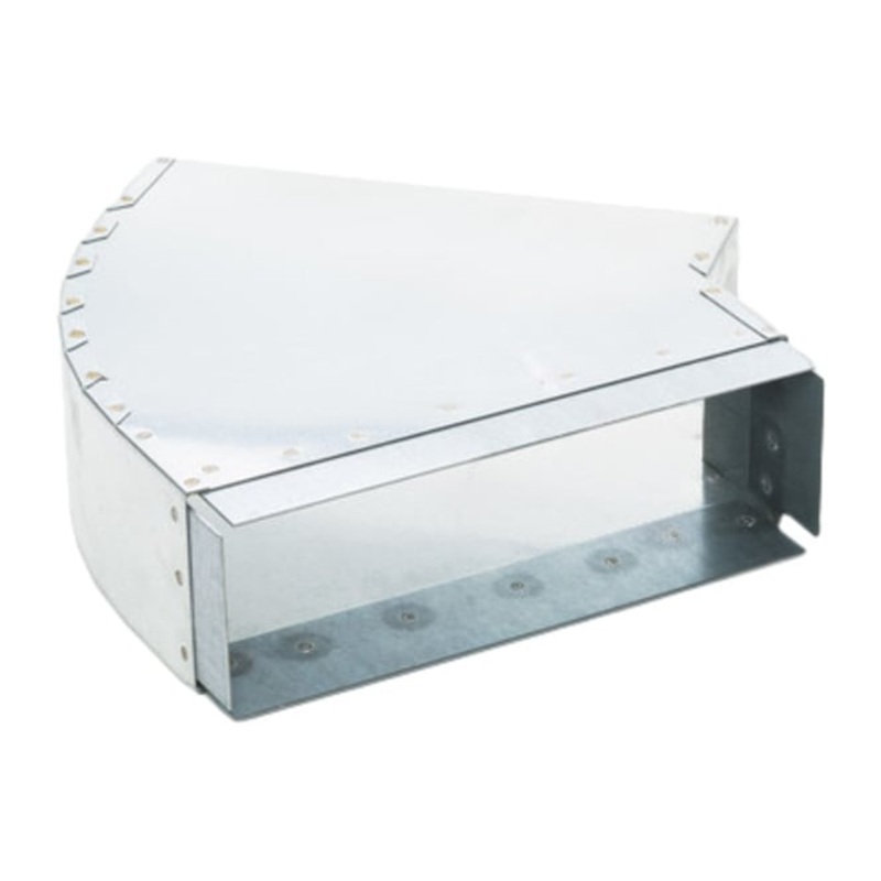 V-Zug Zubehr Dunstabzge Bogen 45 waagrecht fr Flachkanal