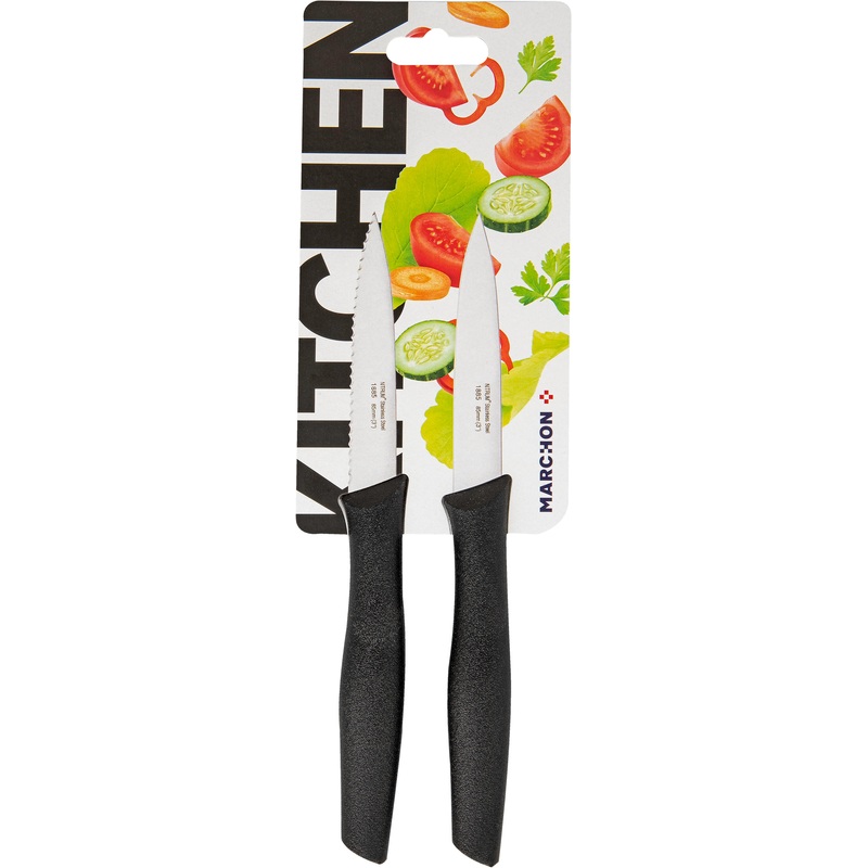 Arcos Messerset Wellenschliff & gerader Schliff 8.5 cm 2 Stck