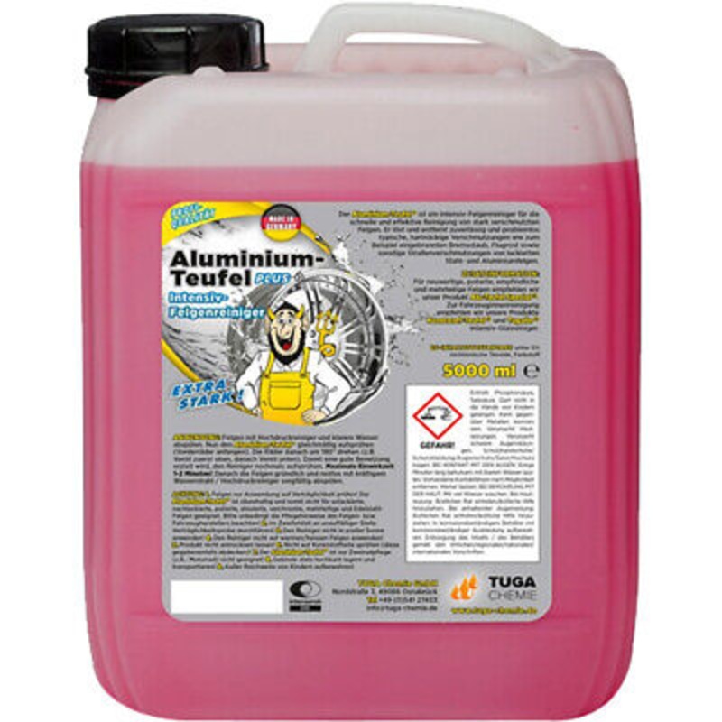 Tuga Chemie Felgenreiniger Aluminium-Teufel rot 5 Liter