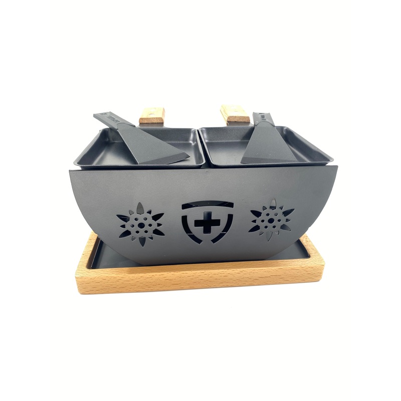 Heidi Cheese Line Racletteofen FLOWER Raclette 2 Personen