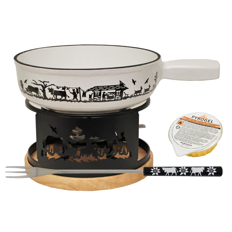 Heidi Cheese Line Zubehr ALPES Fondue-Set 9-tlg BC