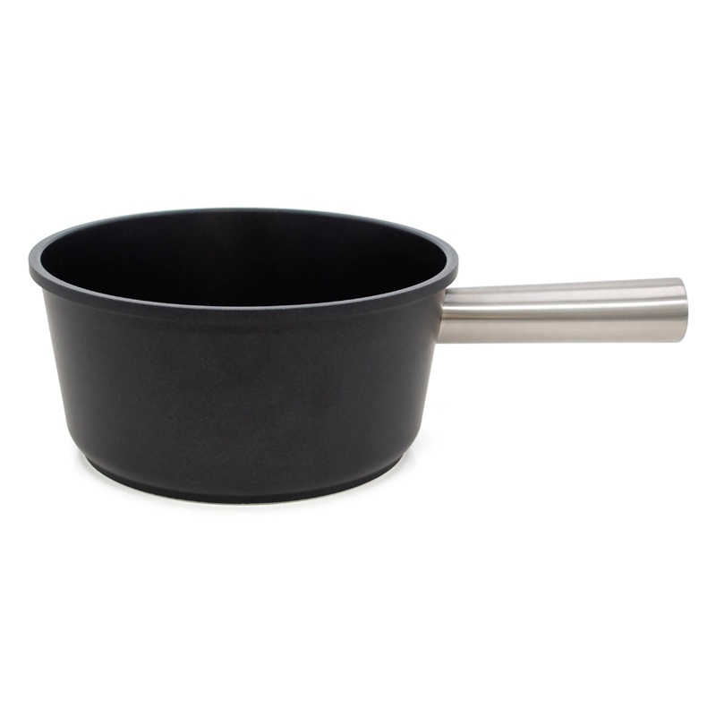 Heidi Cheese Line Zubehr Aluminium Caquelon schwarz 21cm
