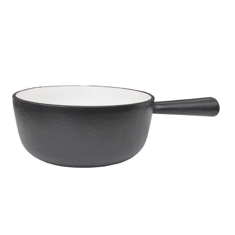 Heidi Cheese Line Zubehr Caquelon Gusseisen schwarz  18 cm