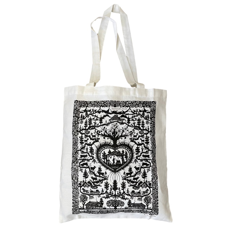 Heidi Cheese Line Zubehr CUT Baumwolltasche 41 x 37 cm