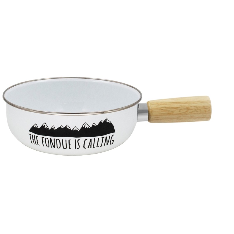 Heidi Cheese Line Zubehr FONDUE IS CALLING Caquelon emailliert 21cm