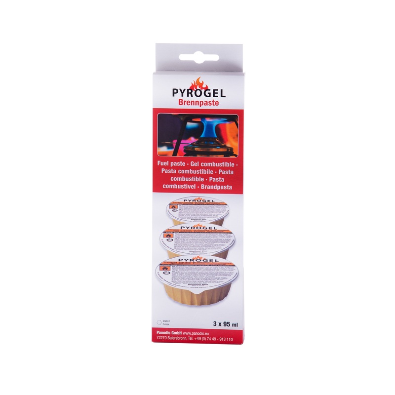 Heidi Cheese Line Zubehr Pyrogel Set 3 Stk. Brennpaste 95 ml / H: 3,5 /  8,9 cm