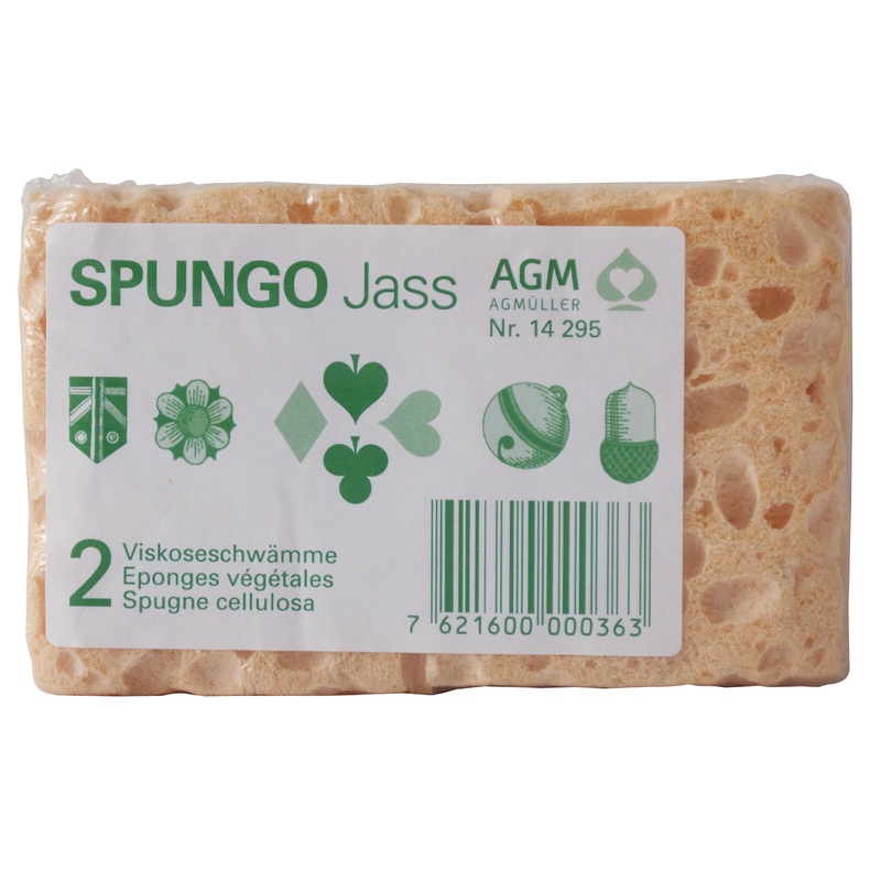 AGM Jassschwamm farbig 2 Stck