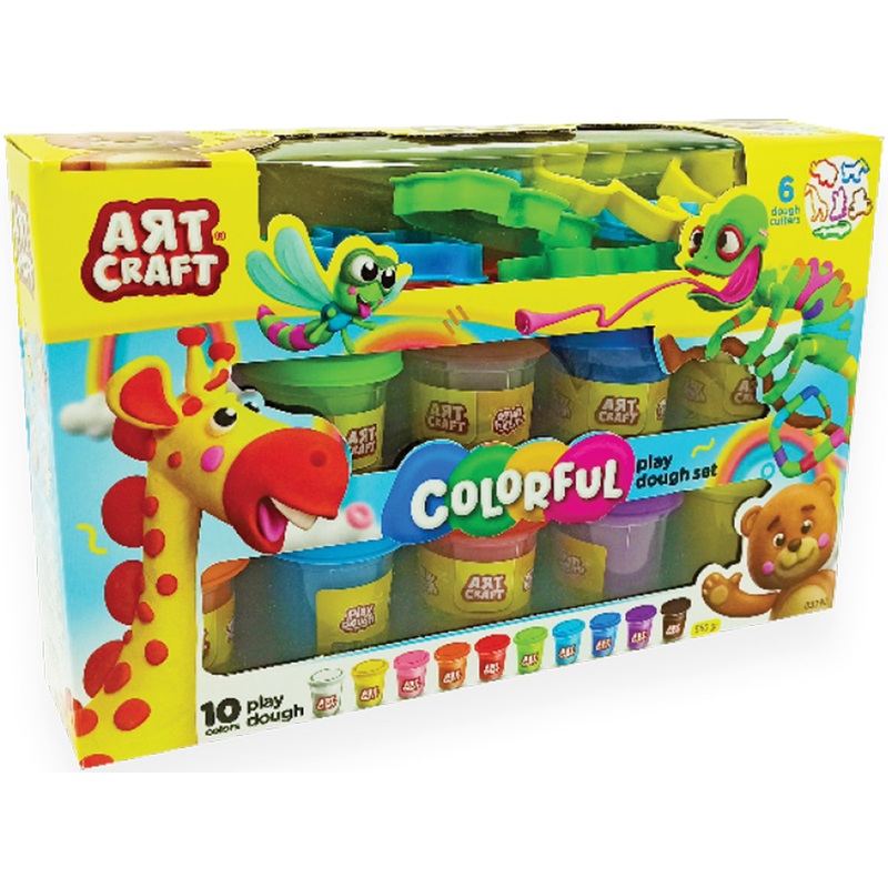 Art Craft Knete Buntes Knetset 16 Stck