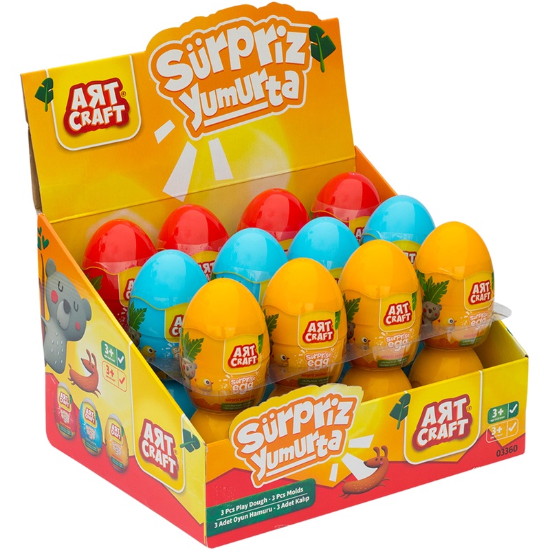 Art Craft Knete Kleine berraschungseier