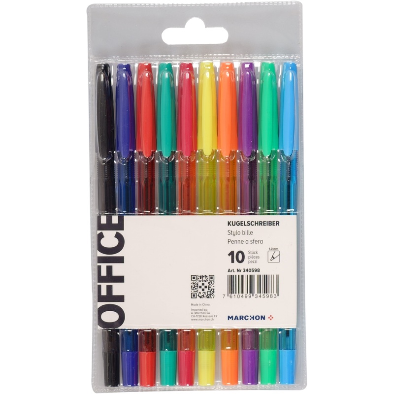 Office Zubehr Kugelschreiber 10 Stck assortiert