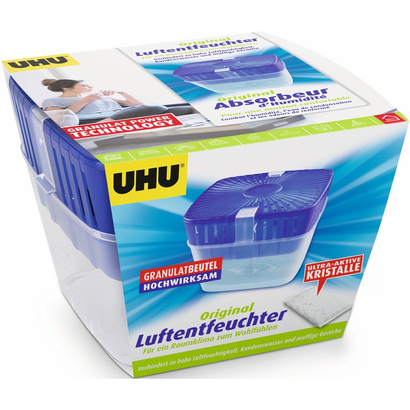Uhu Luftbehandlung Zubehr Air Max Luftentfeuchter ORIGINAL Container Neutral