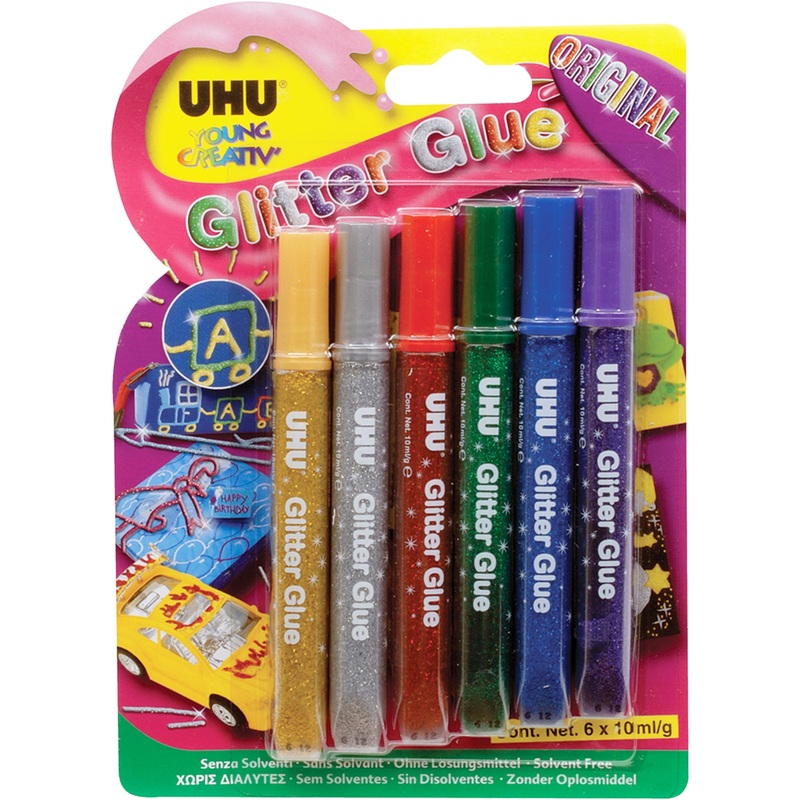 Uhu Malset fr Kinder Glitter Glue original