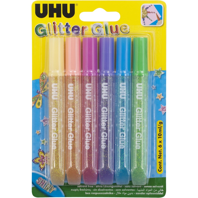 Uhu Basteln Glitter Glue shiny