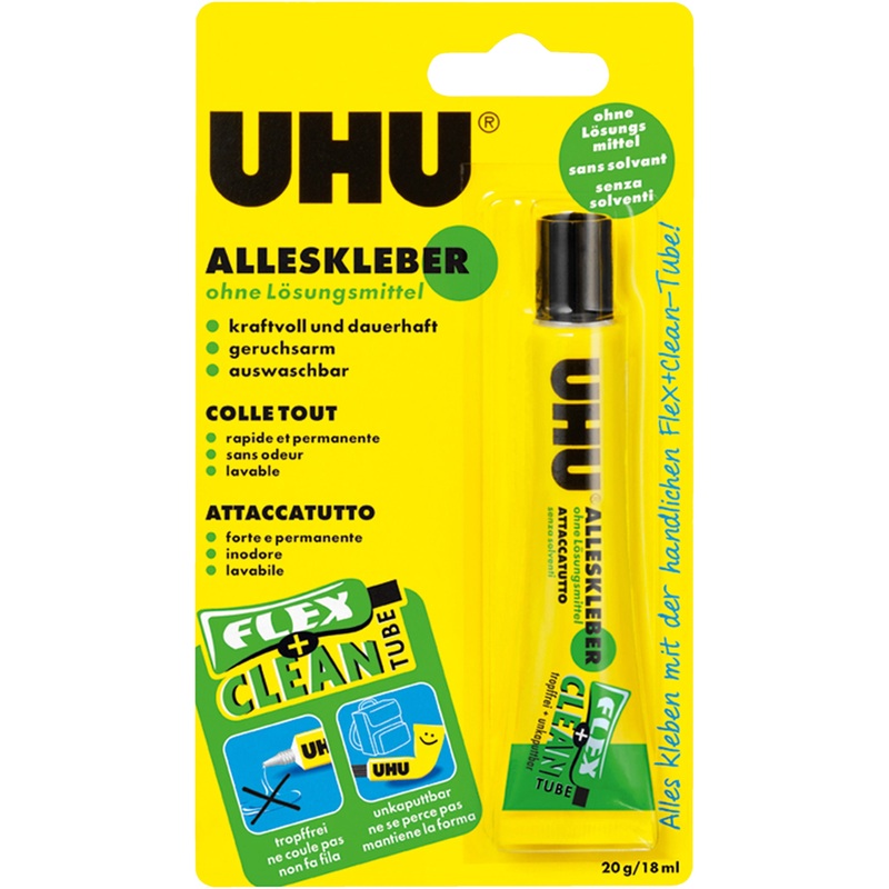 Uhu Klebstoff Ak O.L.Flex+Cle.20Gtube Blister