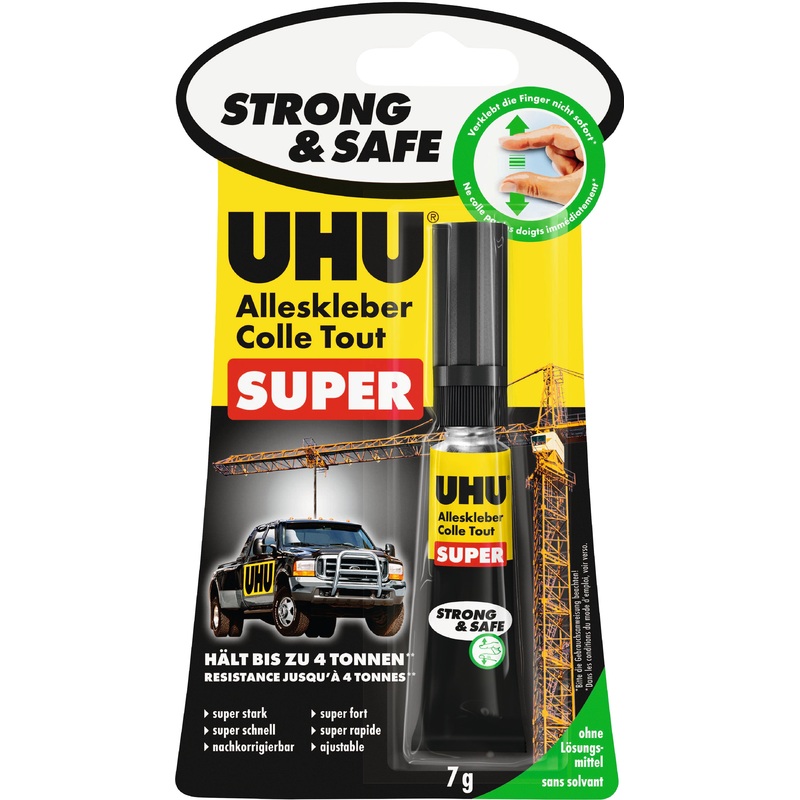 Uhu Klebstoff Alleskl.Super Strong&Safe 7G Tube Blister