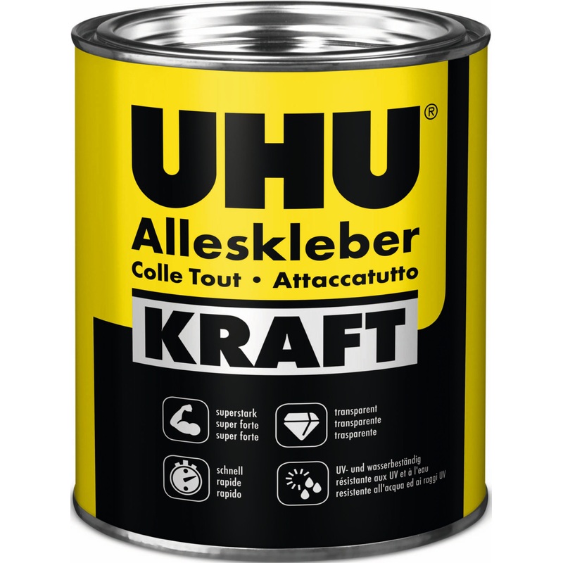 Uhu Klebstoff Alleskleber Kraft Transp.650G Dose