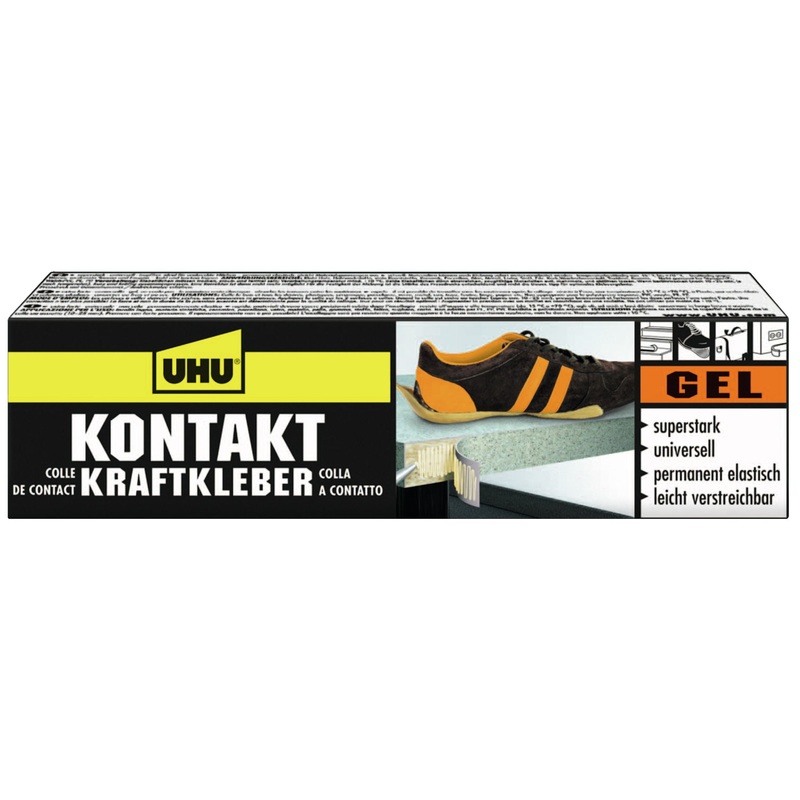 Uhu Klebstoff Kontakt Kraftkleber Gel 42G Tube
