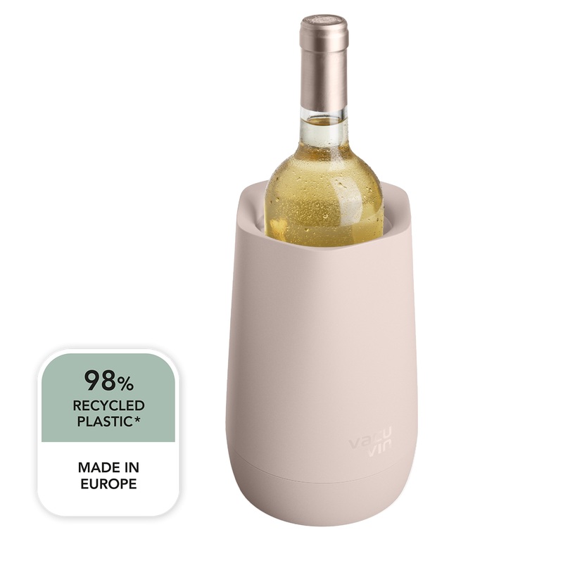 Vacu vin Flaschenkhler Active cooler Wine Hexo Sand - recycelbarer Kunststoff 98%