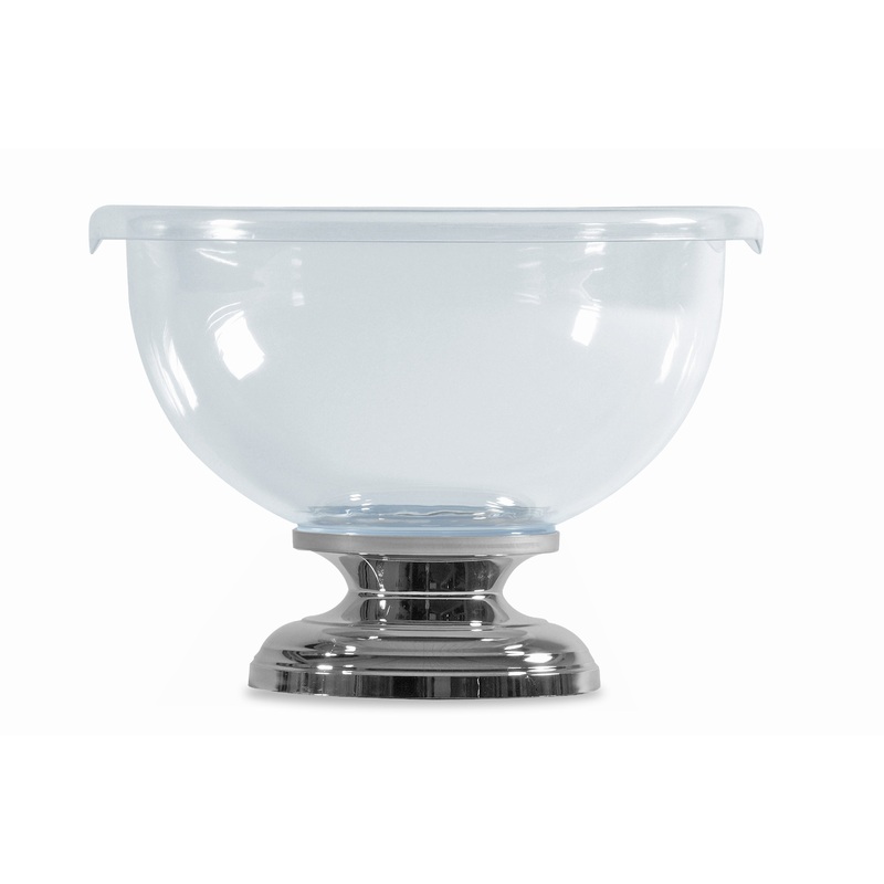 Vinart Acryl-Khler transparent mit verchromtem Fuss