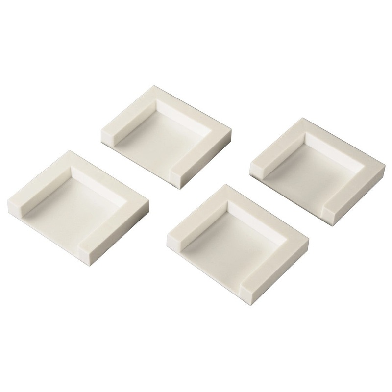 Hama Zubehr Fixierplatten zum Aufkleben 4-er Set