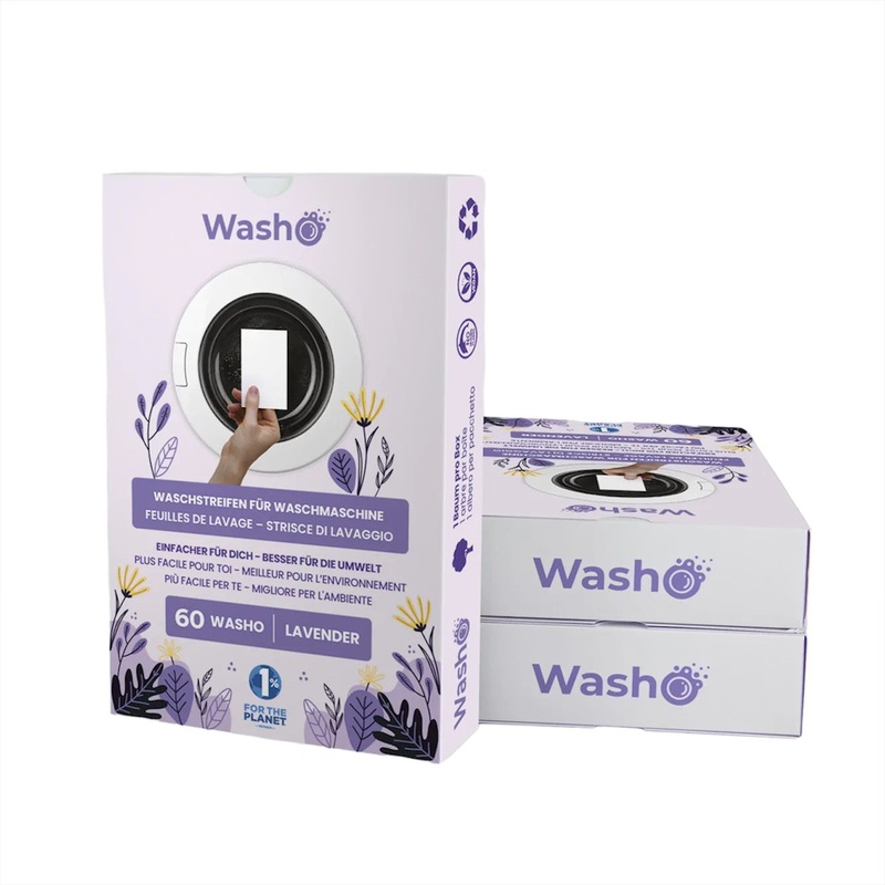 Washo Waschstreifen Lavendel, 3 x 60 Stk.