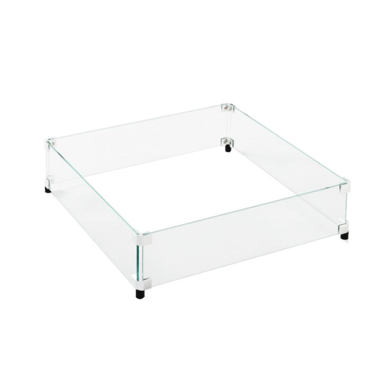 Outdoor GreatRoom 24" x 24" Square Glass Wind Guard