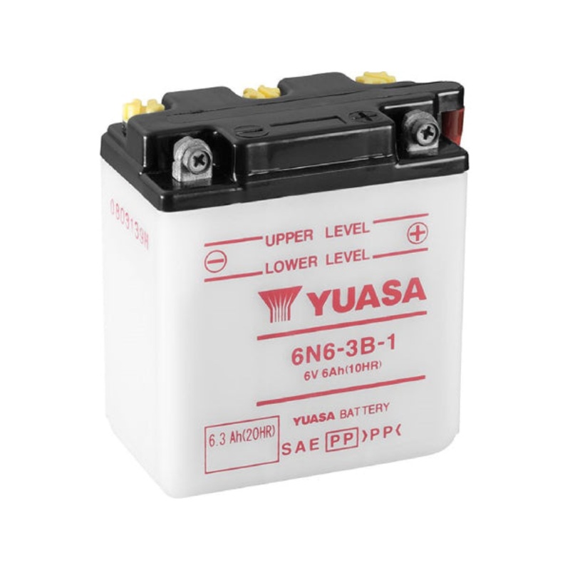 YUASA Batterie Conventional 6V/6.3Ah LxBxH: 99 // 57 // 111 // S:0