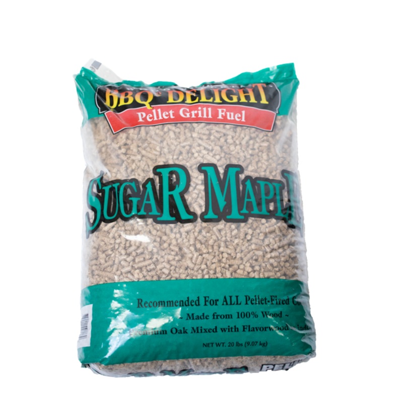 BBQr's Delight Wood Pellets Sugar Maple - 20 lb
