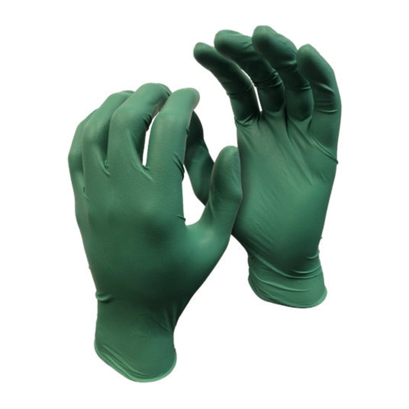 Watson Gloves Green Monkey Large Nitrile Food Safe Gloves (100 PC)