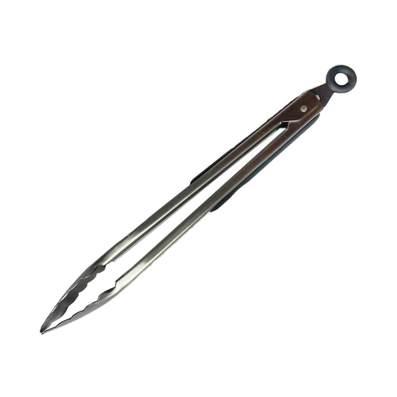 Brander Sausage Snatchers - 12" Stainless Steel Tongs with Silicone Grip