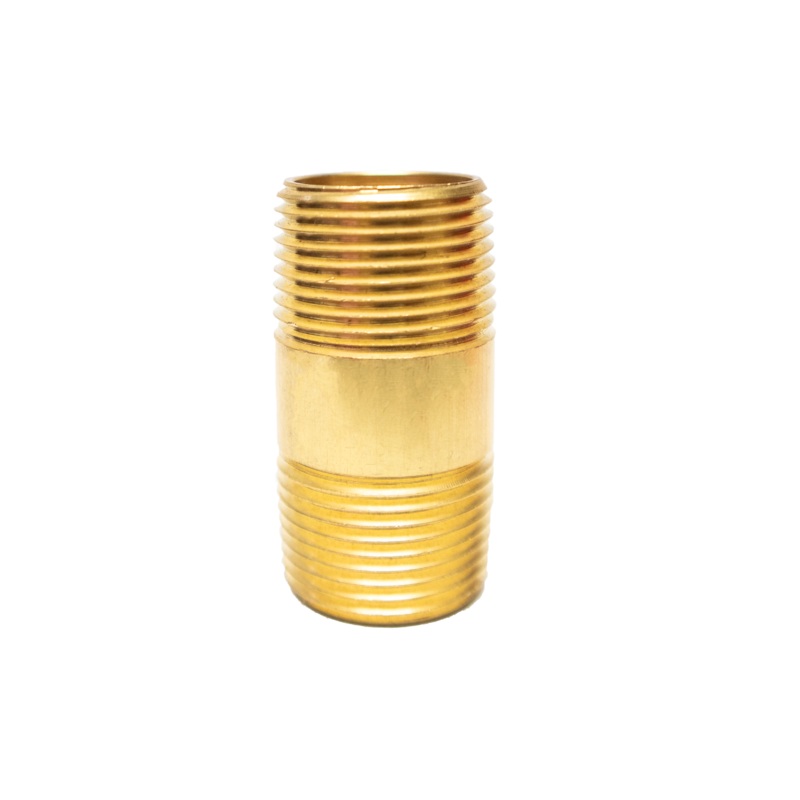 Brass Fitting 3/4" Male Pipe Thread to 3/4" Male Pipe Thread - 113E2