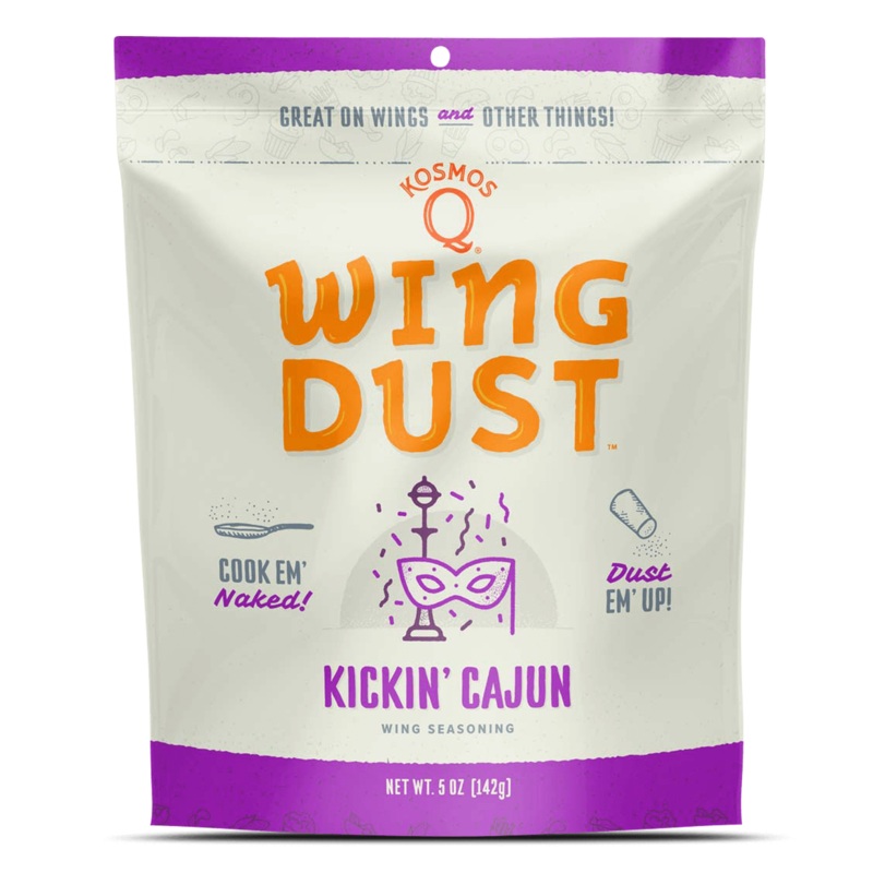 KOSMO'S Q Wing Dust - Kickin Cajun - Gluten Free