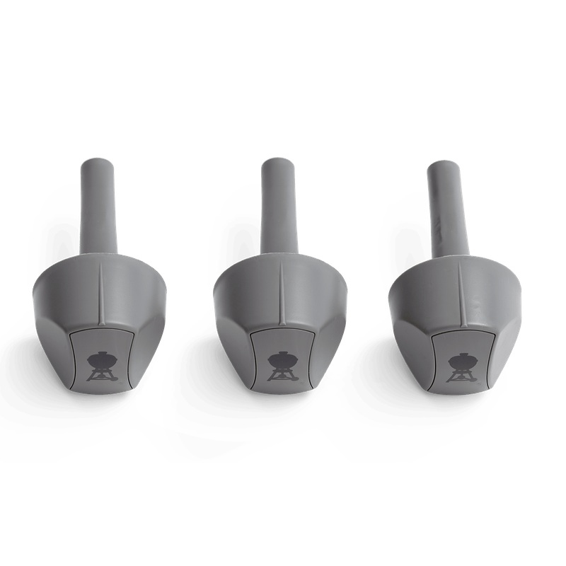 Weber 81168 Grey Plastic Control Knobs - Genesis 310/320