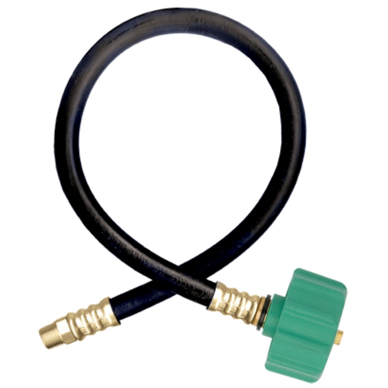 1/4 MALE PIPE THREAD TO PIG TAIL QCC - CSA APPROVED