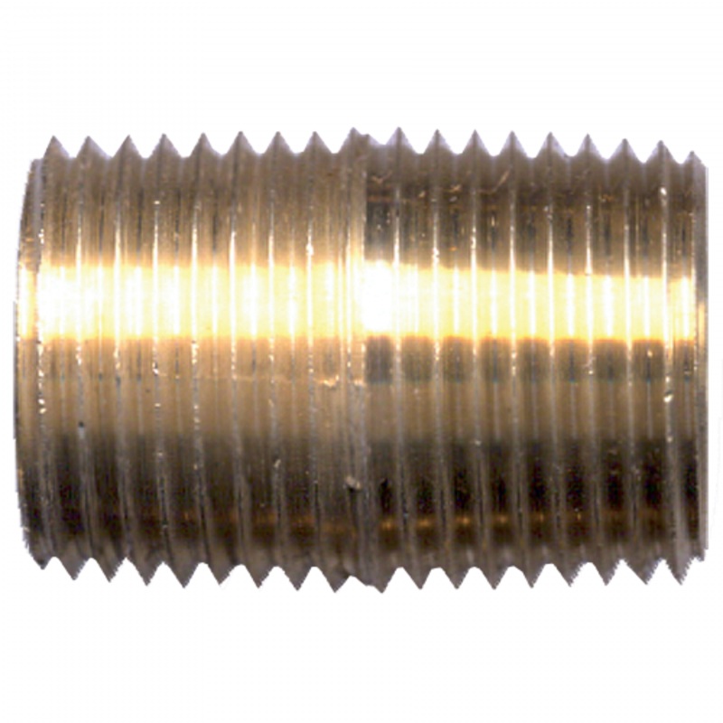 1/8 PIPE NIPPLE BRASS