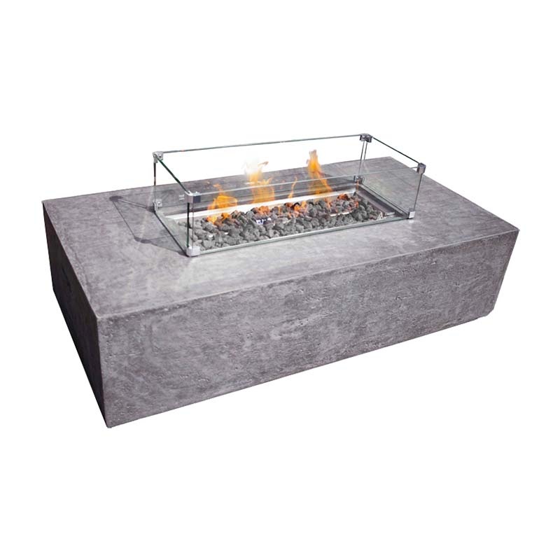 1867 Brannan Rectangular Fire Table