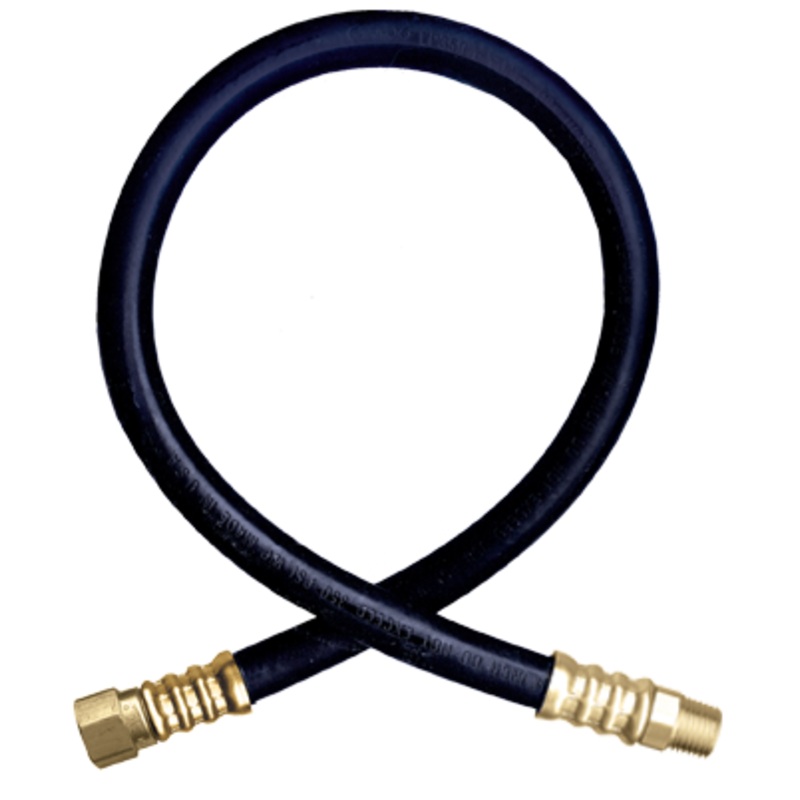 3/8" male pipe thread to 3/8" female swivel flare - CSA APPROVED
