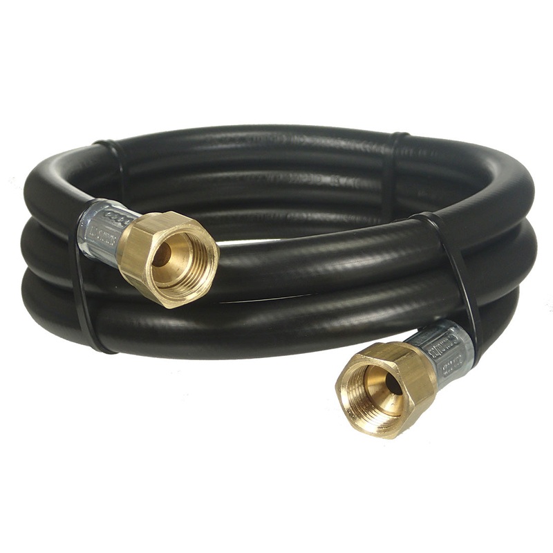 3/8" NG female flared 5 foot hose - CSA approved