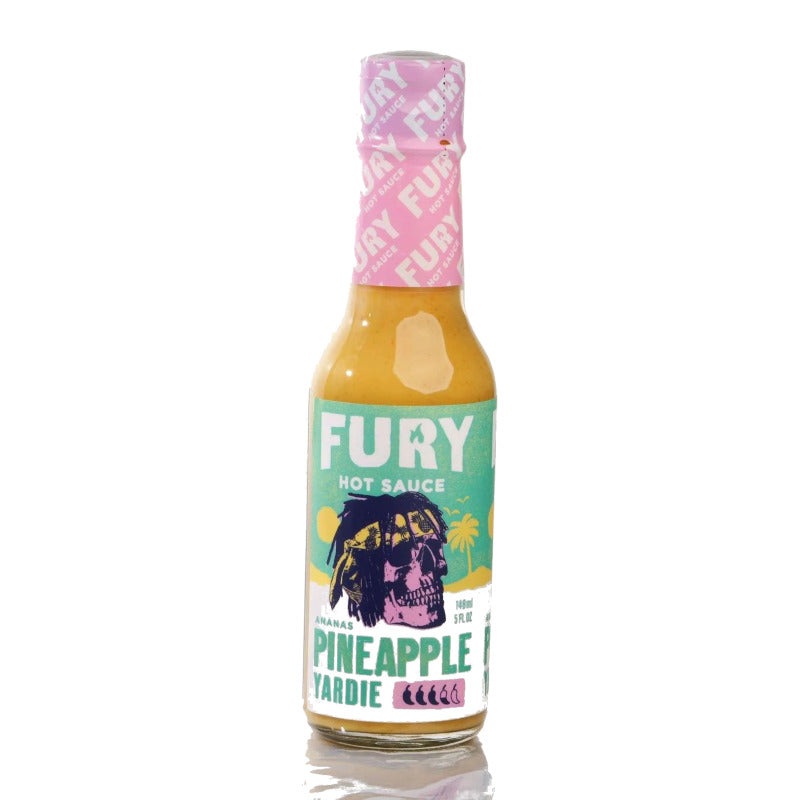 Fury Pineapple Yardie Hot Sauce - 5 oz