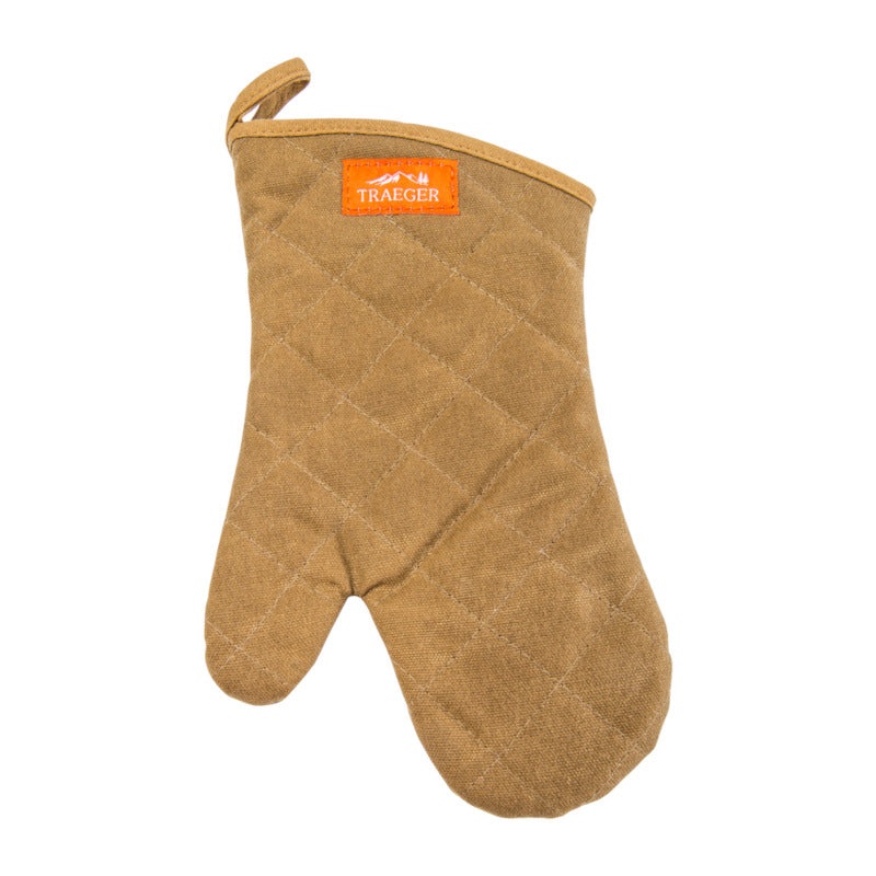 Traeger Brown Canvas & Leather BBQ Mitt