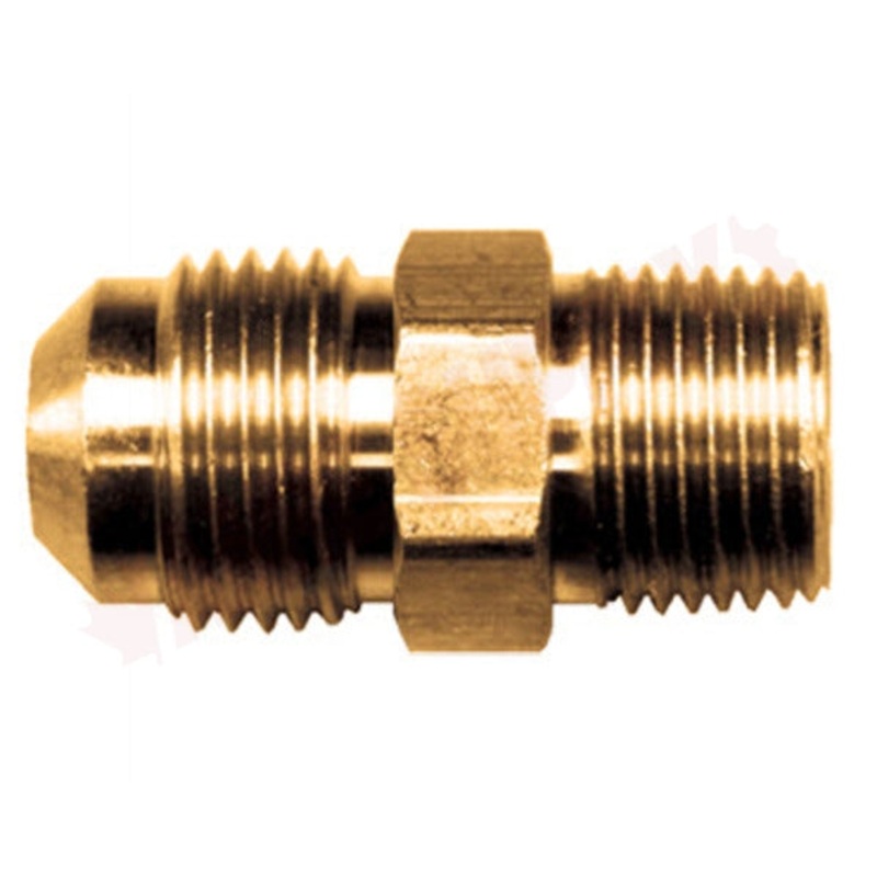 Coupling Male Flare to MPT - 3/8" to 1/4"
